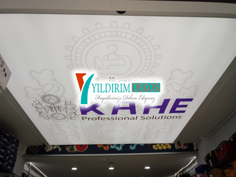 gergi tavan uygulaması KAHE cam kapı aksesuarları