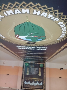 �mam hatip ortaokulu gergi tavan �al��mam�z