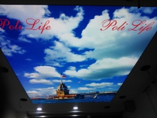 �stanbul K�z Kulesi Gergi tavan �al��mas�