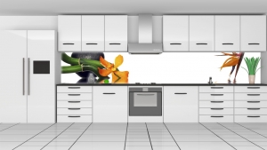 Tezgah Aras� Cam gergi tavan modelleri